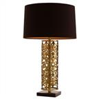 Anita Antique Brass / Black Marble Lamp