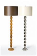 Eggs Floor Lamp Mustard / Silver